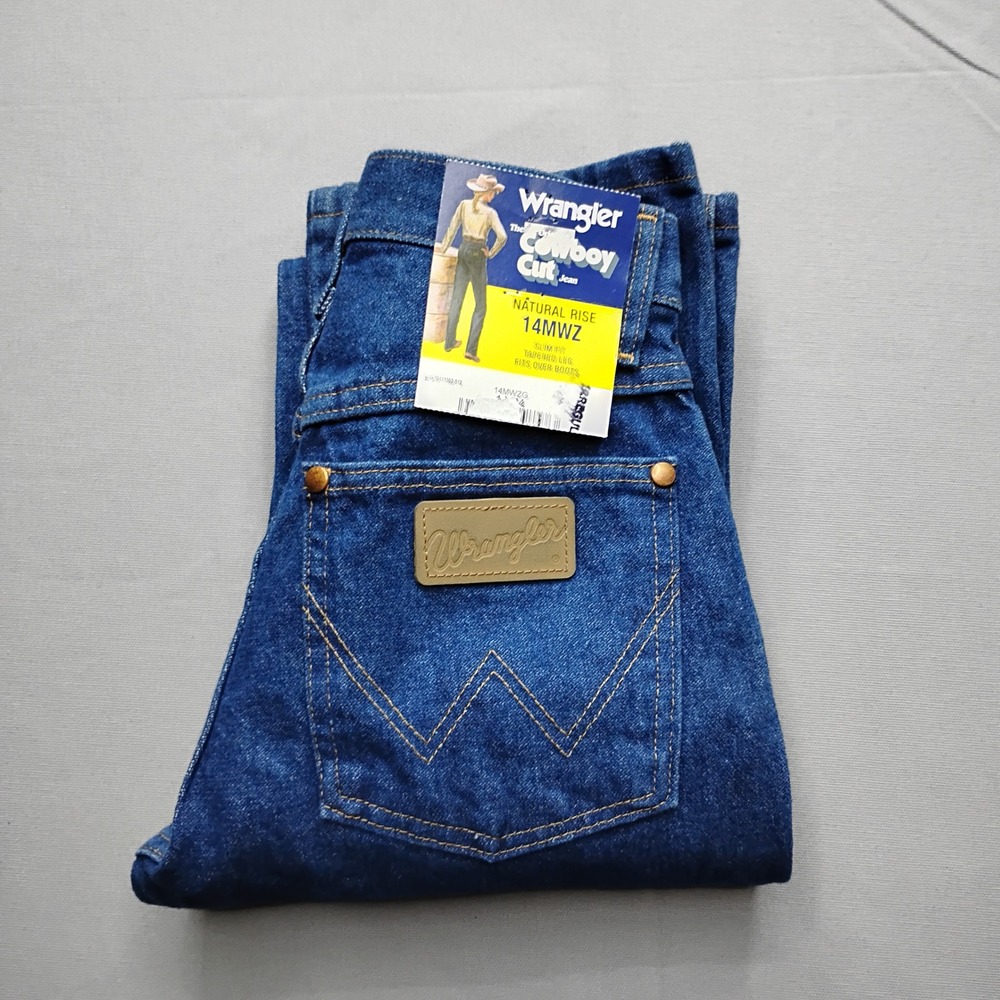 Wrangler High Waisted Straight Leg Blue‎ Denim Jeans 1x34 Womems